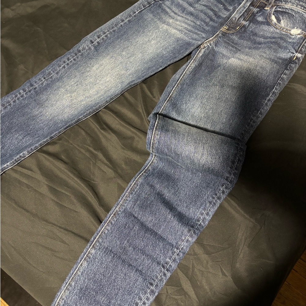 American Eagle Outfitters Dark Blue Straight Leg Jeans BNWT - Picture 7 of 7